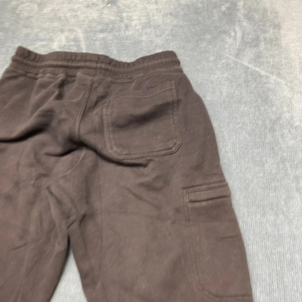 Weatherproof Vintage Cargo Sweatpants Mens Small Gray Fleece Lined Tapered Leg